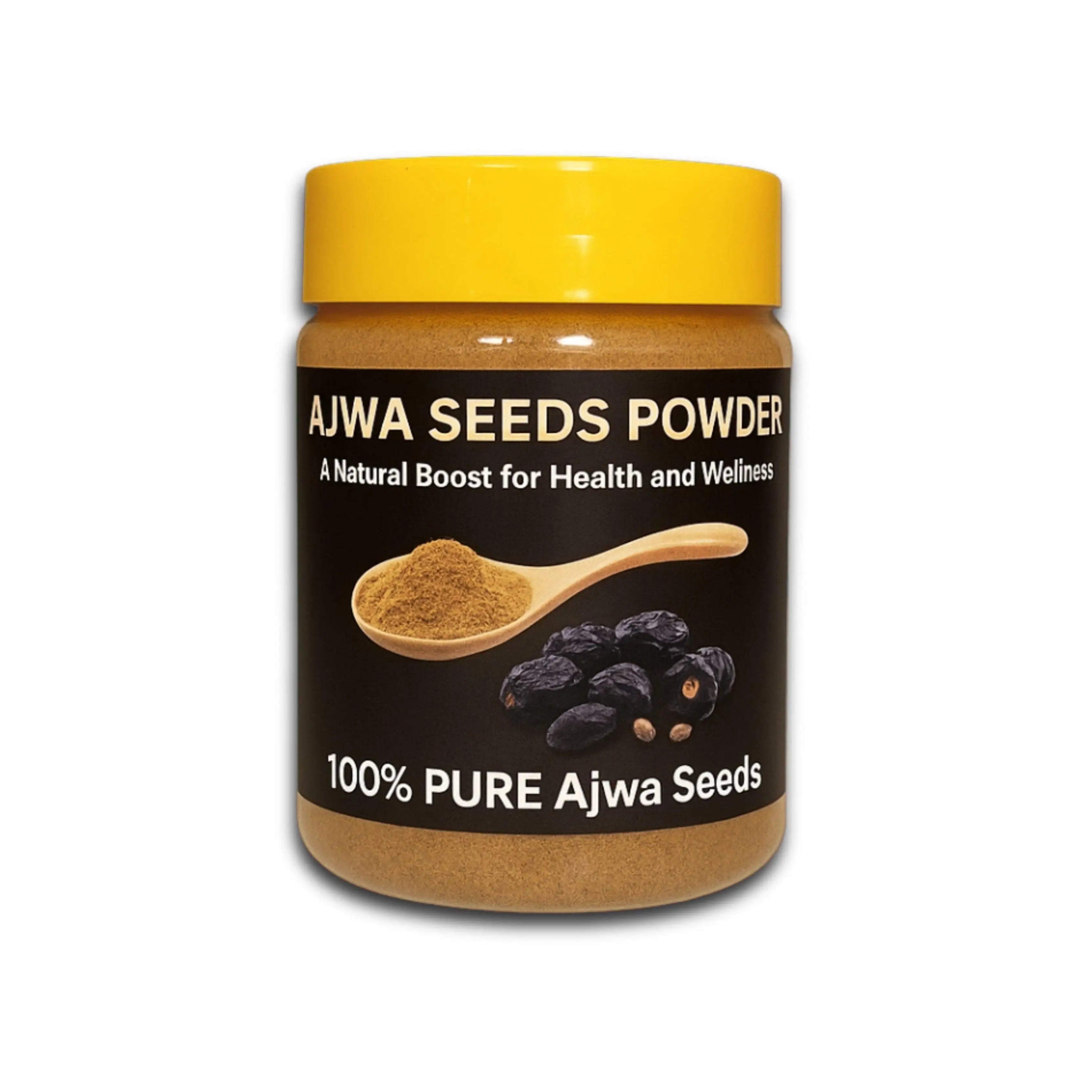 Jar of Ajwa Seeds Powder - Pakistan
