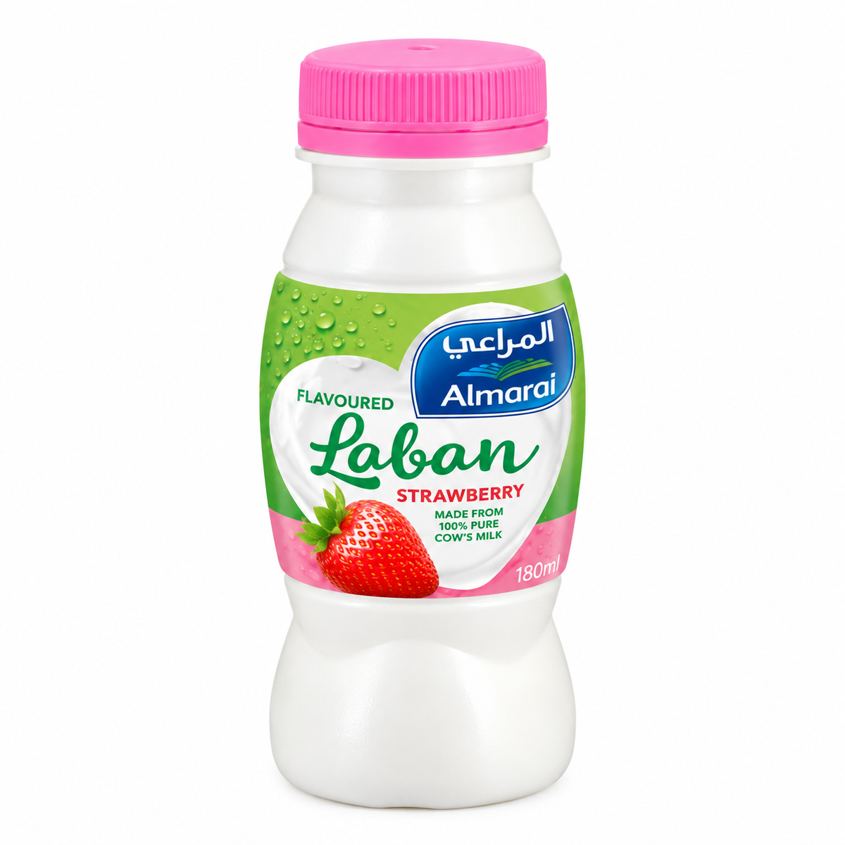 Almarai strawberry flavoured laban drink 180ml available in Pakistan 