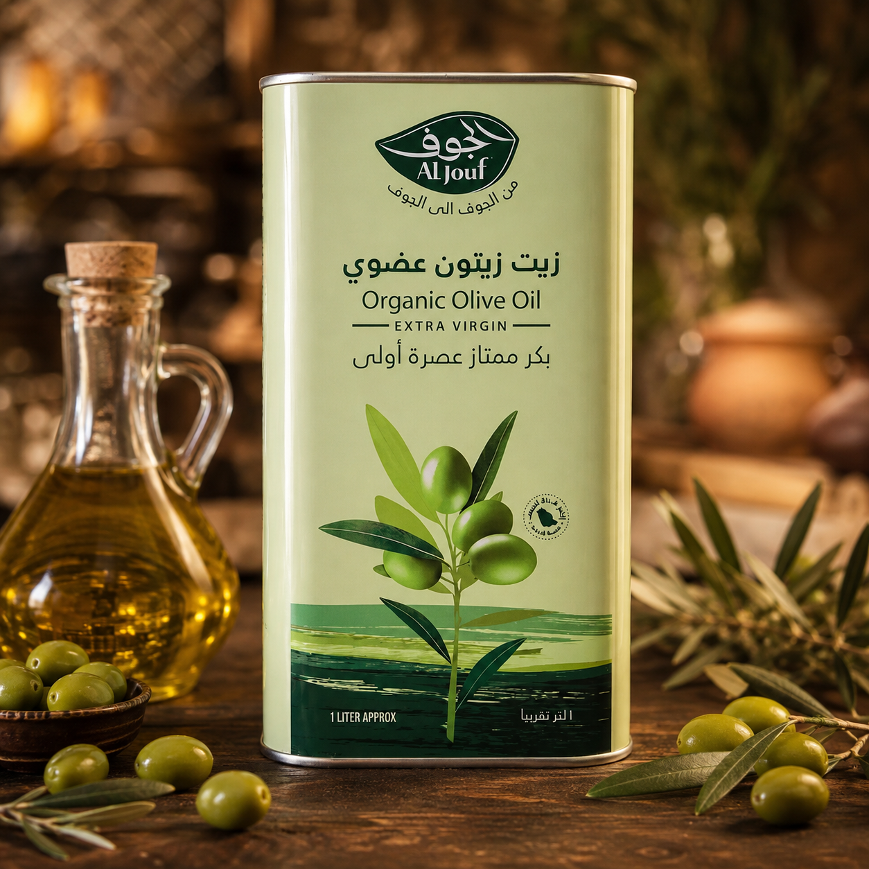 Al Jouf Premium Olive Oil | 250ml, 400ml, 1L