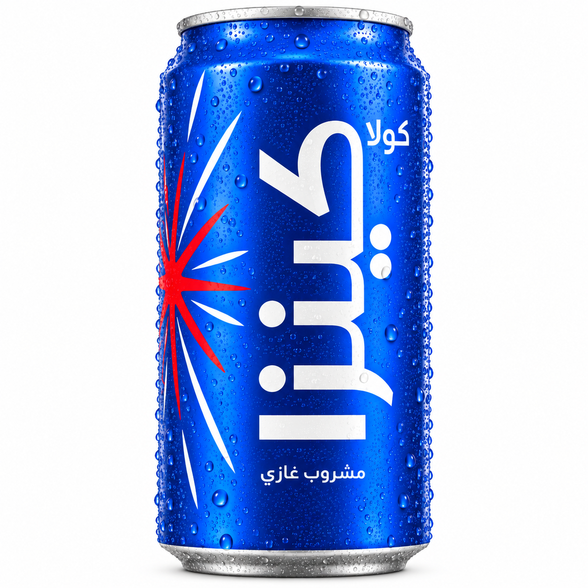Kinza Cola carbonated soft drink can
