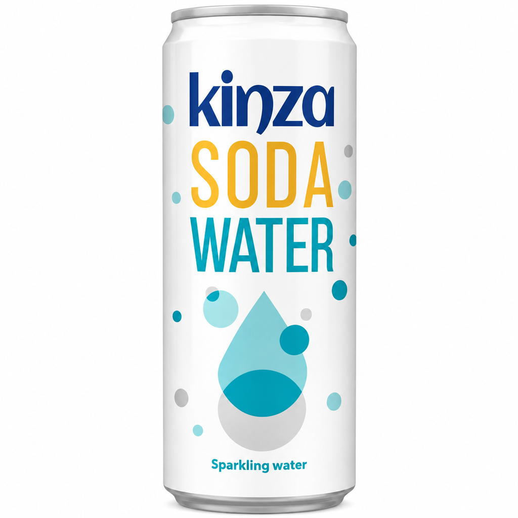 Kinza Soda Water imported from Saudi Arabia