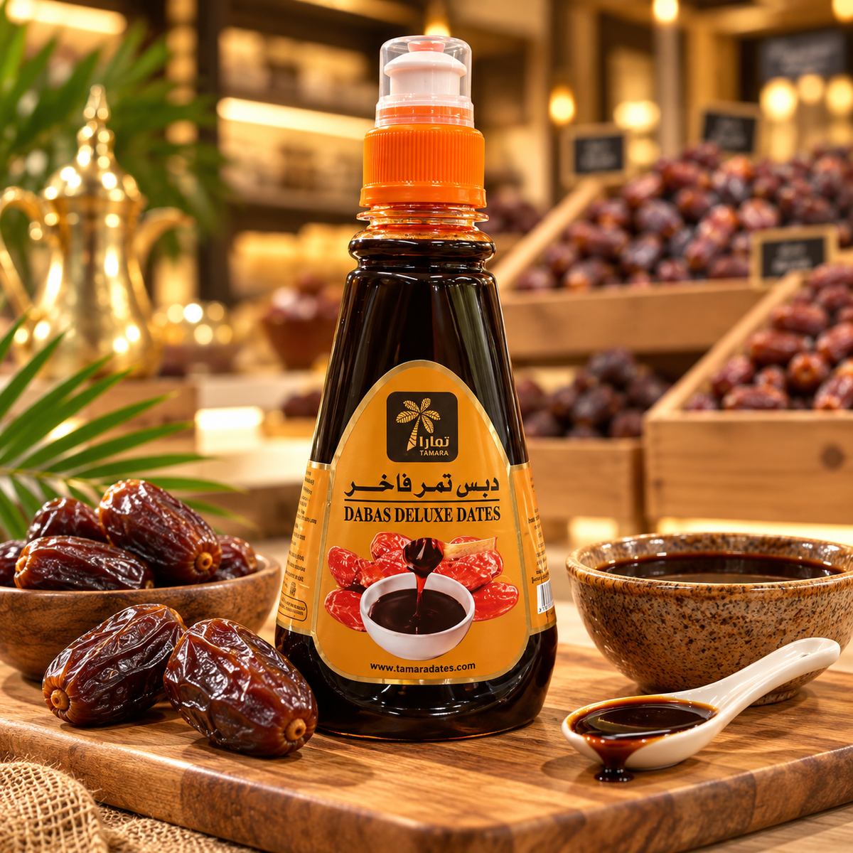 Dabas Deluxe Dates premium date syrup bottle