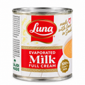 Luna Evaporated Milk Full Cream – Saudi Made 100% Cow's Milk