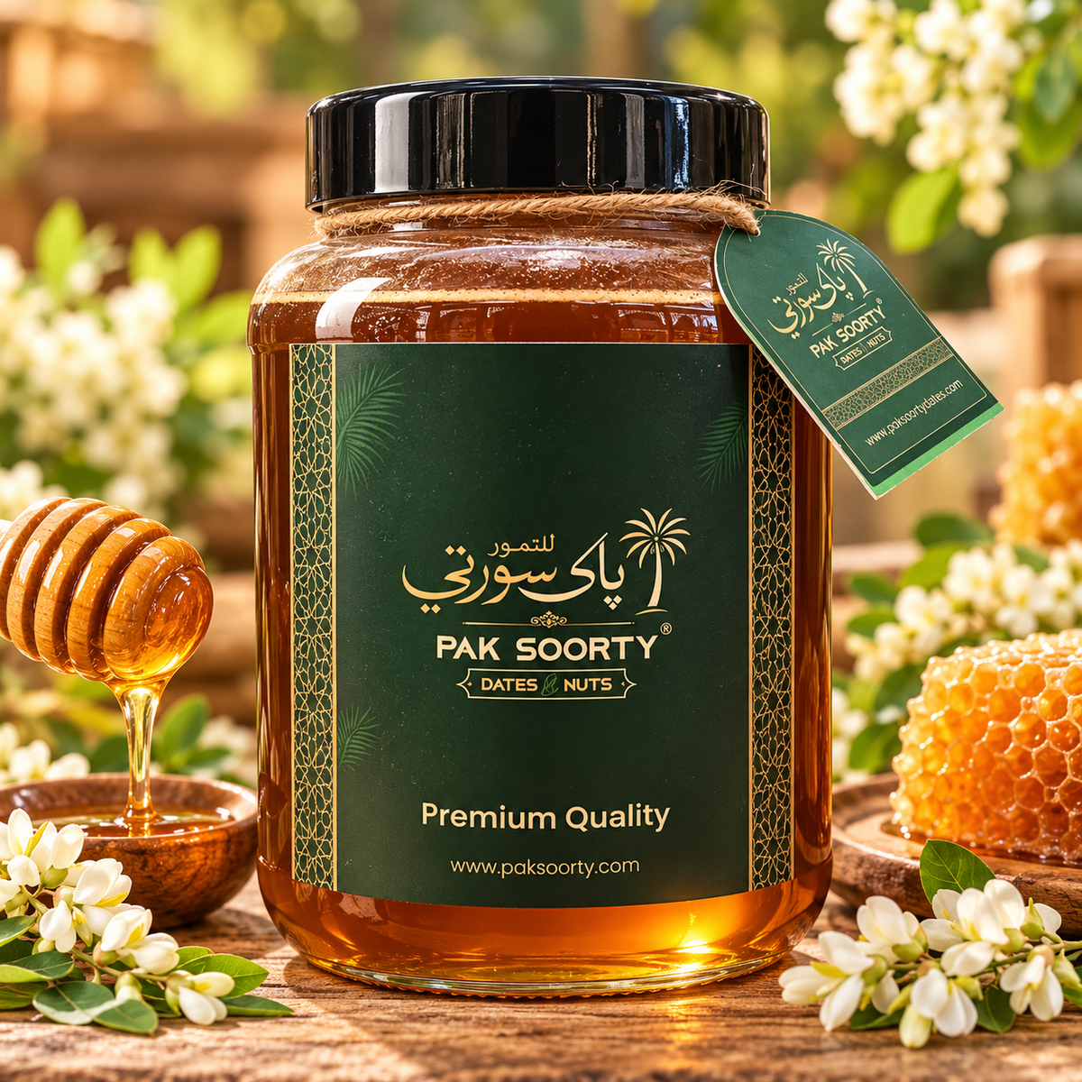 Premium Natural Acacia Honey by Pak Soorty Dates & Nuts