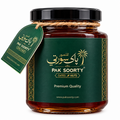 Pak Soorty Black Sidr Berri Honey glass jar with premium packaging