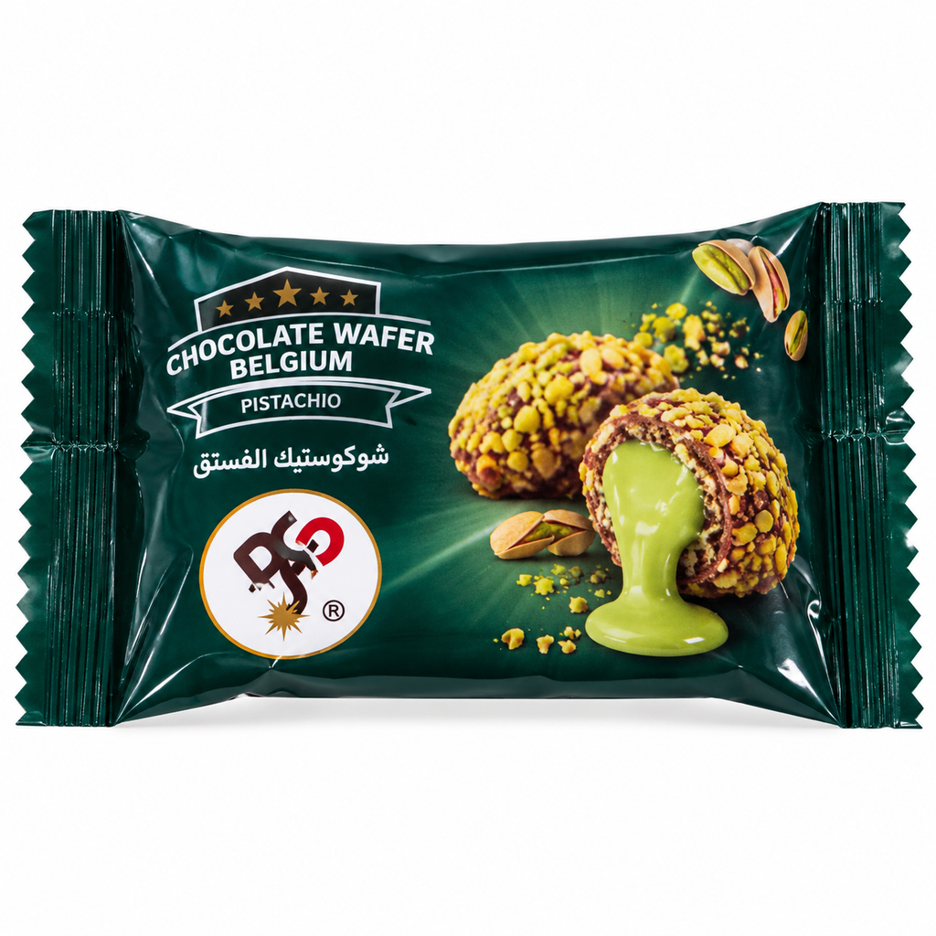 Belgium Chocolate Wafer - Pistachio In Pakistan