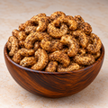 Spicy black pepper cashew nuts for snacking in Pakistan