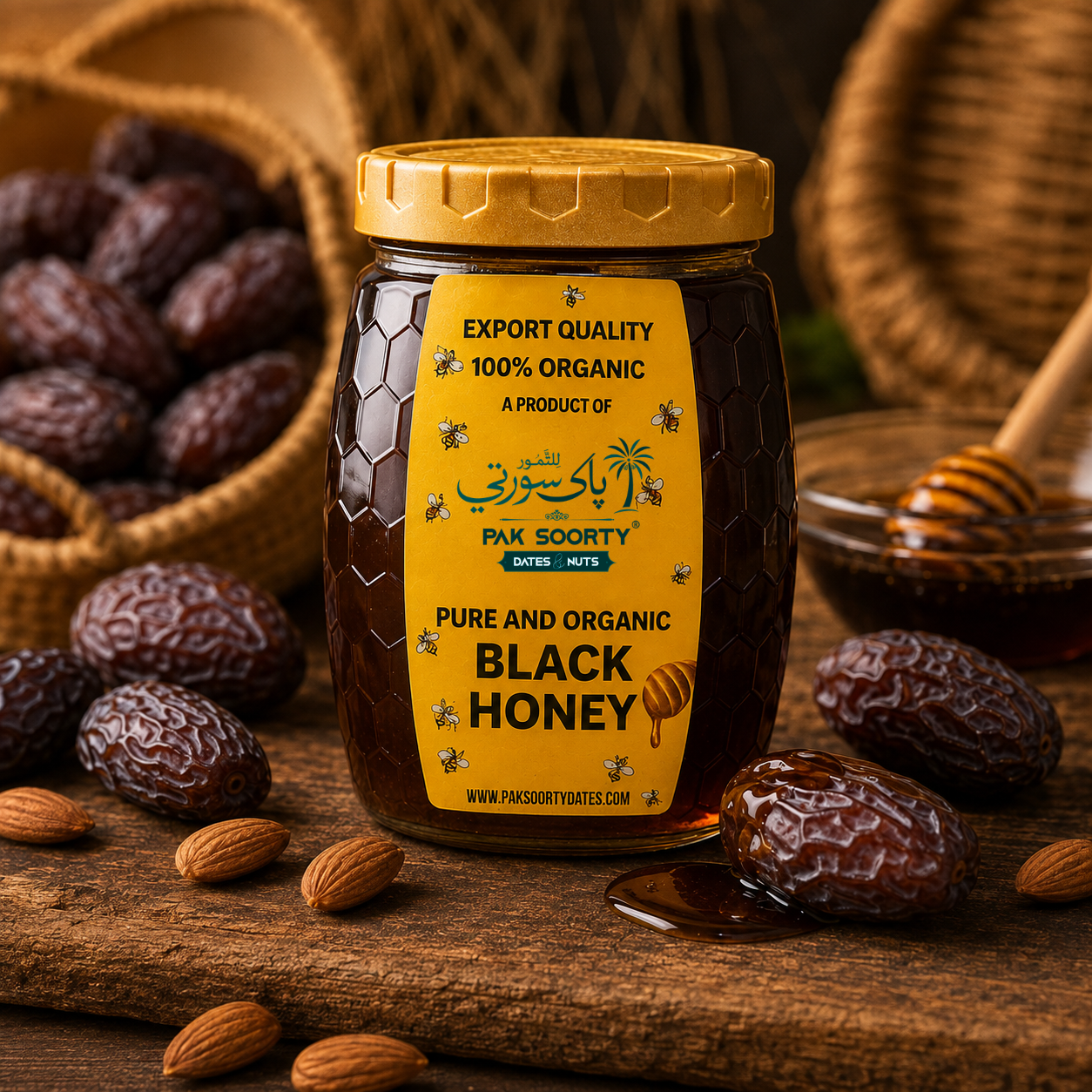 Black Wild Forest Raw Honey (500g)